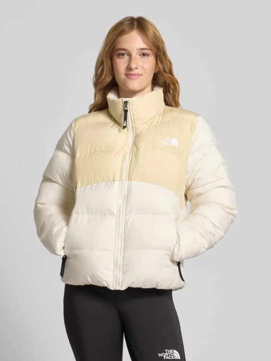 Zdjęcie produktu Kurtka pikowana z detalem z logo model ‘Saikuru’ The North Face Złamany biały