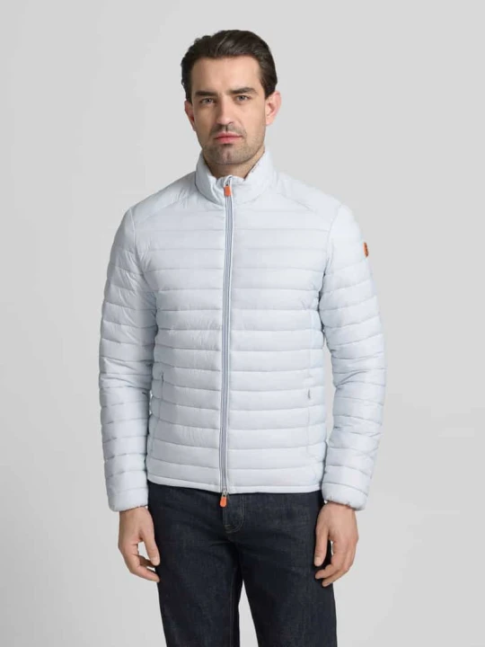 Zdjęcie produktu Kurtka pikowana z dwukierunkowym zamkiem błyskawicznym model 'Alexander' Save The Duck Jasnoszary