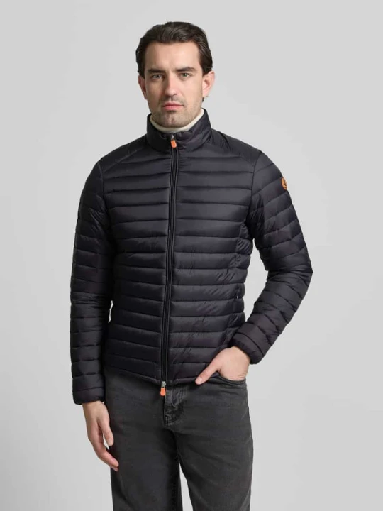 Zdjęcie produktu Kurtka pikowana z dwukierunkowym zamkiem błyskawicznym model 'Alexander' Save The Duck Czarny