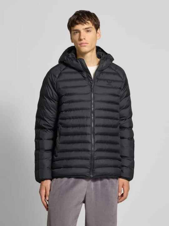 Zdjęcie produktu Kurtka pikowana z kapturem adidas Originals Czarny