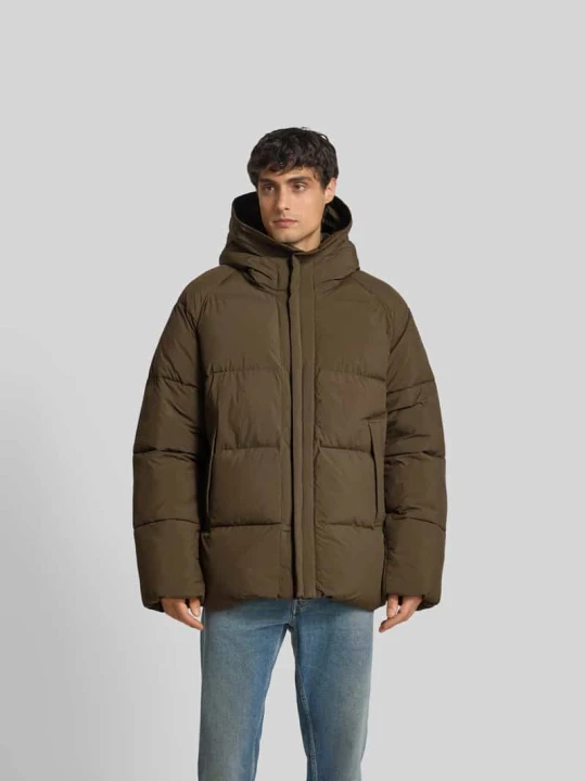 Zdjęcie produktu Kurtka pikowana z kapturem Closed Khaki