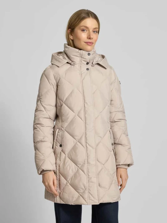 Zdjęcie produktu Płaszcz pikowany o kroju loose fit z kapturem Fuchs Schmitt Piaskowy