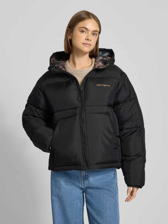 Zdjęcie produktu Kurtka pikowana z kapturem i wpuszczanymi kieszeniami model ‘Toronto’ Carhartt WIP Czarny