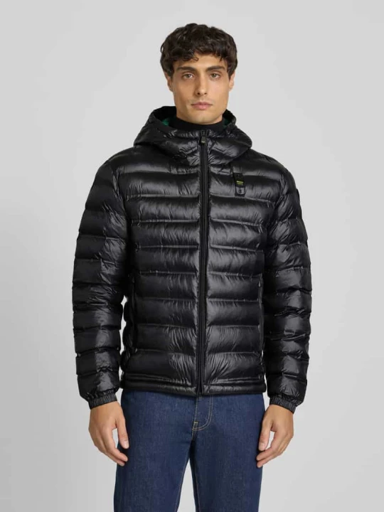 Zdjęcie produktu Kurtka pikowana z kapturem model ‘CHARLES’ Blauer Usa Czarny