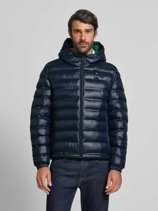 Zdjęcie produktu Kurtka pikowana z kapturem model ‘CHARLES’ Blauer Usa Granatowy