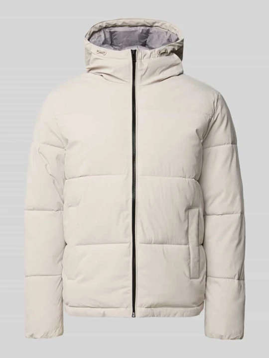 Zdjęcie produktu Kurtka pikowana z kapturem model 'GALAXY' Jack&Jones Beżowy