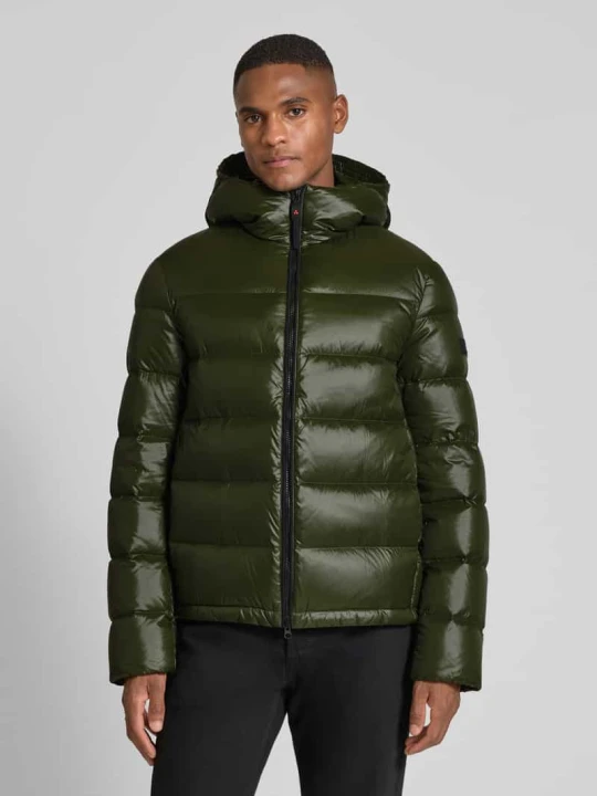 Zdjęcie produktu Kurtka pikowana z kapturem model ‘Honova’ Peuterey Khaki