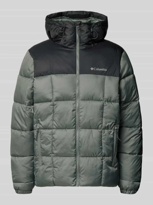 Zdjęcie produktu Kurtka pikowana z kapturem model 'Puffect™ IV' Columbia Oliwkowy