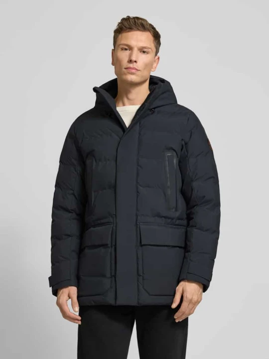 Zdjęcie produktu Kurtka pikowana z kapturem model ‘QUINLAN’ Save The Duck Czarny