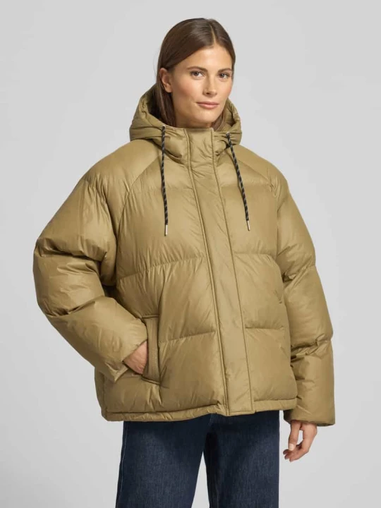 Zdjęcie produktu Kurtka pikowana z kapturem model ‘Shelby’ Lollys Laundry Khaki