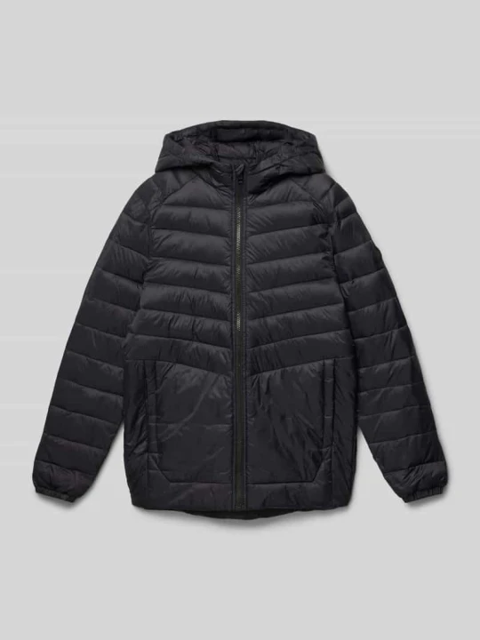 Zdjęcie produktu Kurtka pikowana z kapturem model 'SPRINT' Jack&Jones Czarny