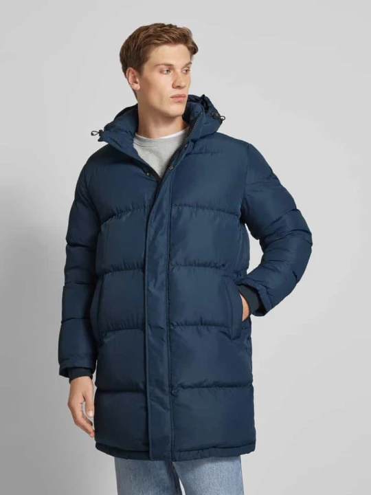 Zdjęcie produktu Kurtka pikowana z kapturem model ‘Torin’ Pepe Jeans Granatowy
