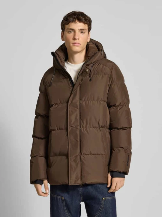 Zdjęcie produktu Kurtka pikowana z kapturem Superdry Khaki