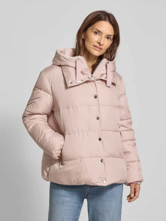 Zdjęcie produktu Kurtka pikowana z kapturem White Label Brudnoróżowy