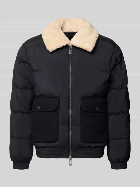 Zdjęcie produktu Kurtka pikowana z kieszeniami z patkami Armani Exchange Ciemnoniebieski