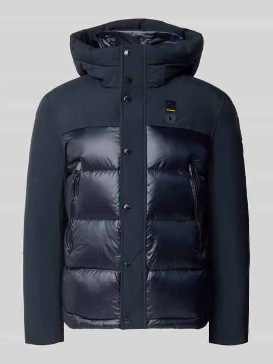 Zdjęcie produktu Kurtka pikowana z kieszeniami zapinanymi na zamek błyskawiczny model 'BROOK' Blauer Usa Granatowy