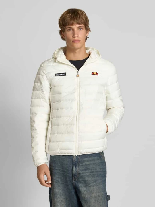 Zdjęcie produktu Kurtka pikowana z naszywką z logo model ‘LOMBARDY’ Ellesse Złamany biały
