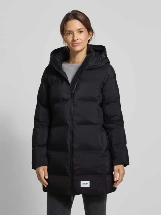 Zdjęcie produktu Kurtka w stylu puffer z naszywką z logo model 'Tanare' khujo Czarny