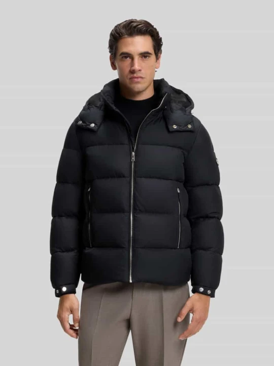 Zdjęcie produktu Kurtka pikowana z odpinanym kapturem model 'H-Colter' Boss Czarny