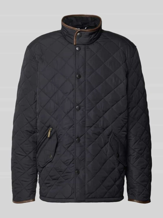 Zdjęcie produktu Kurtka pikowana z pikowaniem w romby model 'POWELL' Barbour Czarny