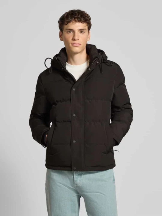 Zdjęcie produktu Kurtka pikowana z wpuszczanymi kieszeniami model ‘Everest’ Superdry Czarny