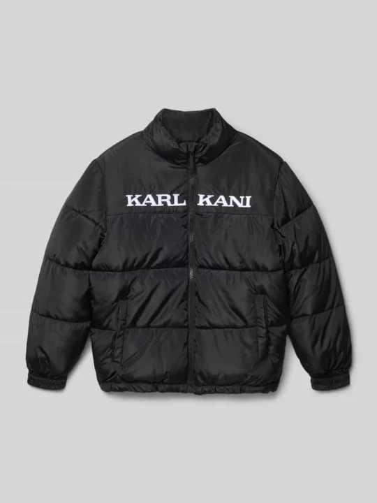 Zdjęcie produktu Kurtka pikowana z wyhaftowanym logo Karl Kani Czarny