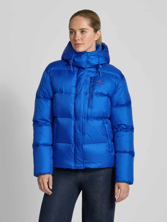 Zdjęcie produktu Kurtka pikowana z wyhaftowanym logo Polo Ralph Lauren Oceaniczny