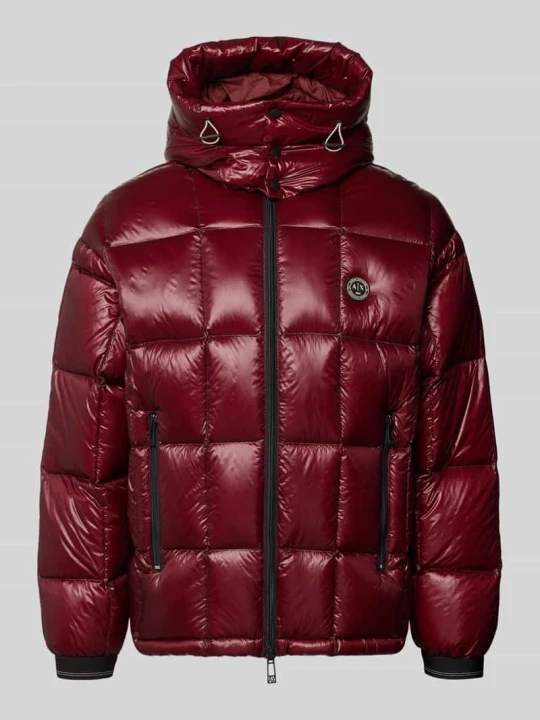 Zdjęcie produktu Kurtka pikowana z zamkiem błyskawicznym dwustronnym Armani Exchange Czerwony