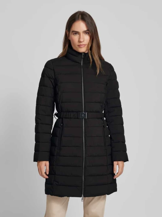 Zdjęcie produktu Kurtka pikowana z zamkiem błyskawicznym dwustronnym i paskiem Lauren Ralph Lauren Czarny