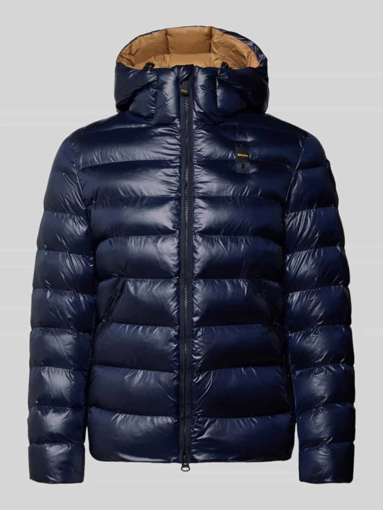 Zdjęcie produktu Kurtka pikowana z zamkiem błyskawicznym dwustronnym model 'ADAMS' Blauer Usa Granatowy