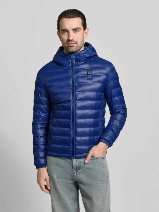 Zdjęcie produktu Kurtka pikowana z zamkiem błyskawicznym dwustronnym Model 'Charles' Blauer Usa Niebieski