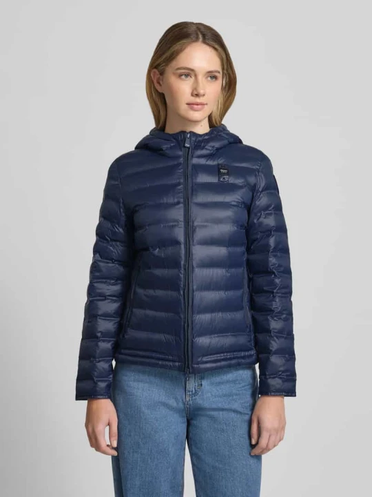 Zdjęcie produktu Kurtka pikowana z zamkiem błyskawicznym dwustronnym Model 'ELLIS' Blauer Usa Granatowy