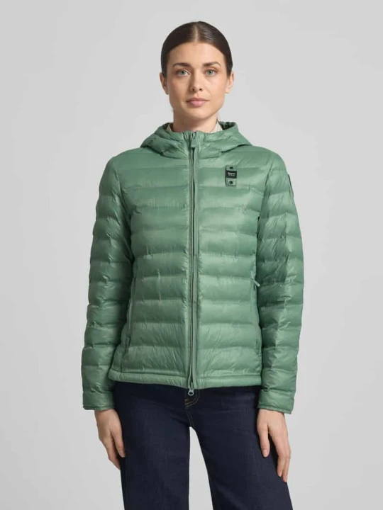 Zdjęcie produktu Kurtka pikowana z zamkiem błyskawicznym dwustronnym Model 'ELLIS' Blauer Usa Zielony