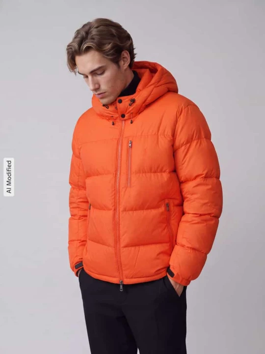 Zdjęcie produktu Kurtka pikowana z zamkiem błyskawicznym dwustronnym Polo Ralph Lauren Pomarańczowy