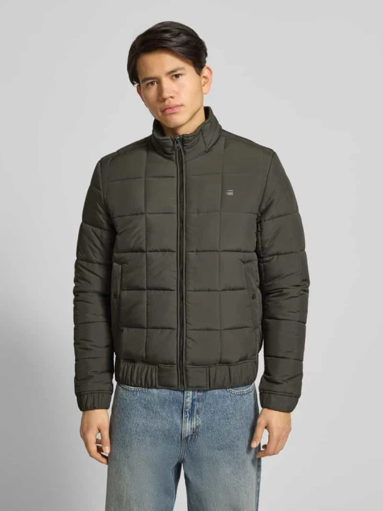 Zdjęcie produktu Kurtka pikowana z zamkiem błyskawicznym G-Star Raw Antracytowy