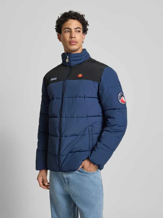 Zdjęcie produktu Kurtka pikowana z zamkiem błyskawicznym model ‘NEBULA’ Ellesse Granatowy