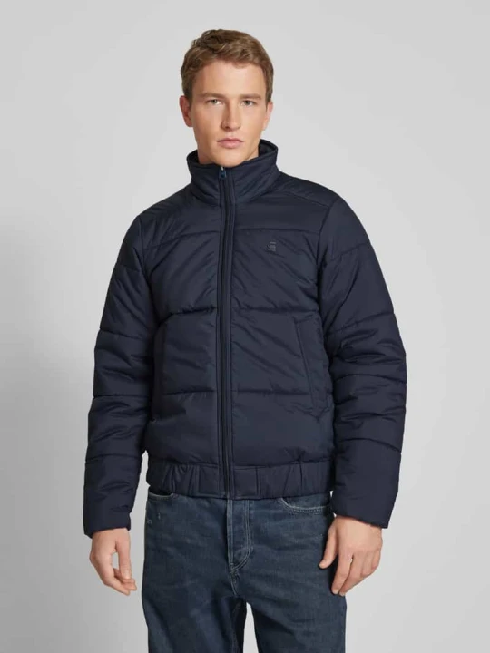 Zdjęcie produktu Kurtka pikowana ze stójką G-Star Raw Granatowy