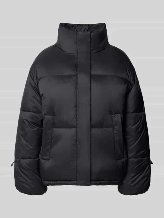 Zdjęcie produktu kurtka pikowana o kroju regular fit ze stójką model 'ALLIE' Noisy May Czarny