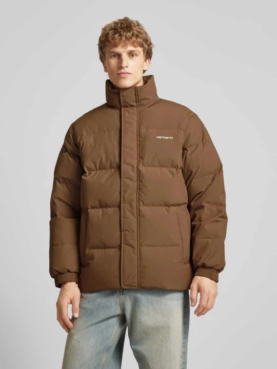 Zdjęcie produktu Kurtka pikowana ze stójką model ‘DANVILLE’ Carhartt WIP Ciemnobrązowy