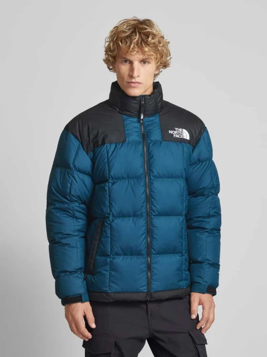 Zdjęcie produktu Kurtka pikowana ze stójką model ‘LHOTSE’ The North Face Petrol