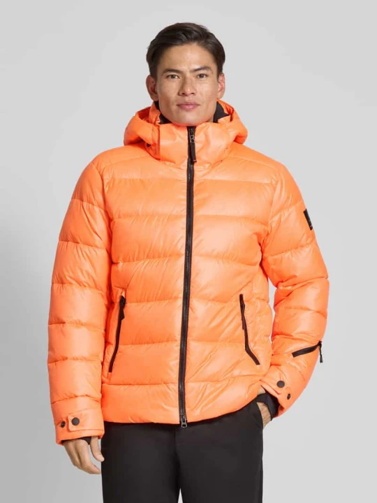 Zdjęcie produktu Kurtka w stylu puffer ze stójką model 'LUKA2' FIRE + ICE Pomarańczowy