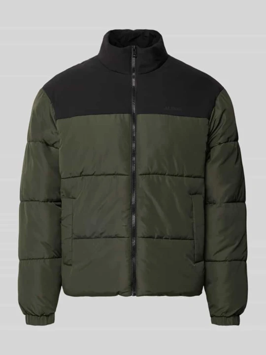 Zdjęcie produktu Kurtka pikowana ze stójką model 'RAZE' Jack&Jones Oliwkowy