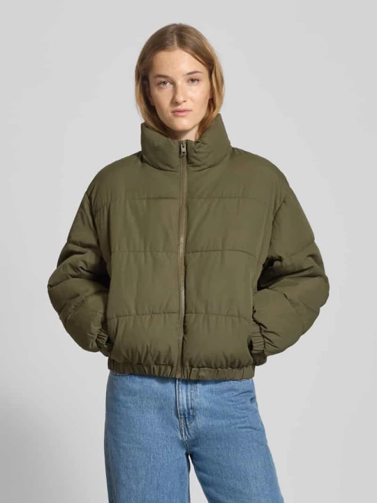 Zdjęcie produktu Kurtka pikowana ze stójką model ‘TRACY’ JJXX Khaki