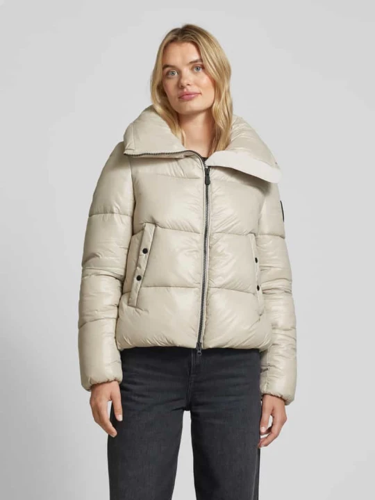 Zdjęcie produktu Kurtka pikowana ze stójką model ‘ISLA’ Save The Duck Beżowy