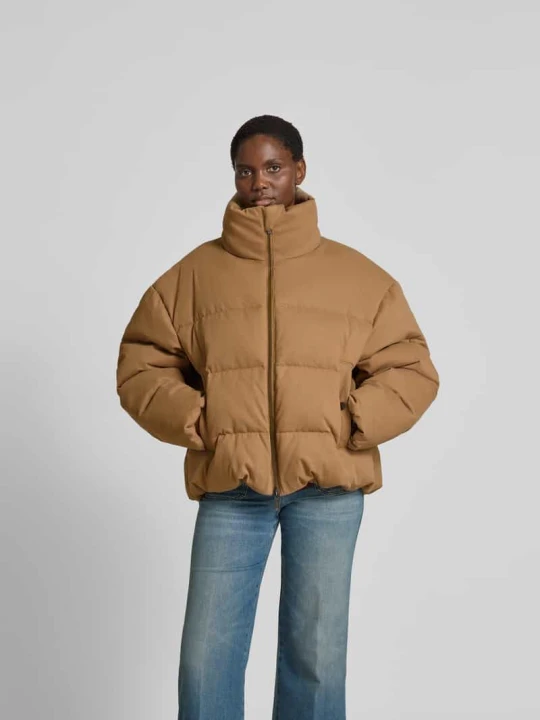 Zdjęcie produktu Kurtka pikowana ze stójką z podszewką Dsquared2 Camel