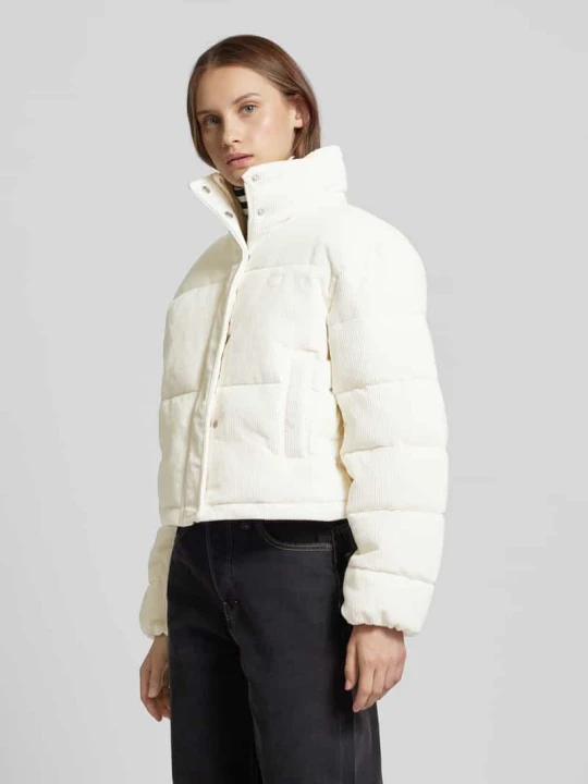 Zdjęcie produktu Kurtka pikowana ze sztruksu ze stójką Calvin Klein Jeans Écru