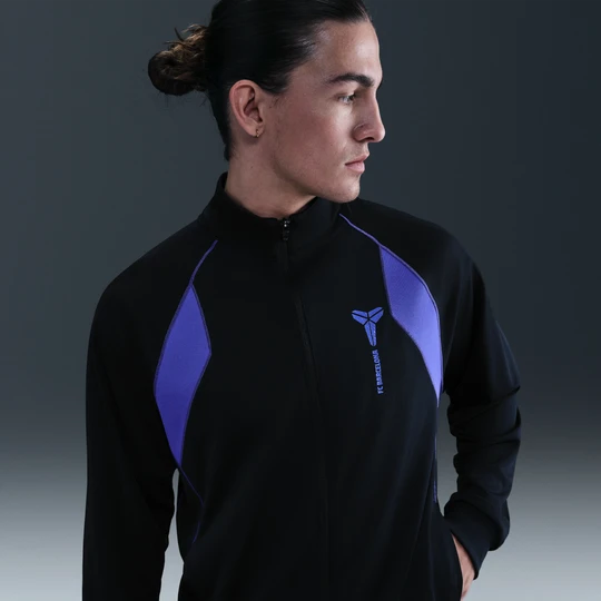 Zdjęcie produktu Kurtka piłkarska Kobe Dri-FIT FC Barcelona (wersja wyjazdowa) - Czerń Nike