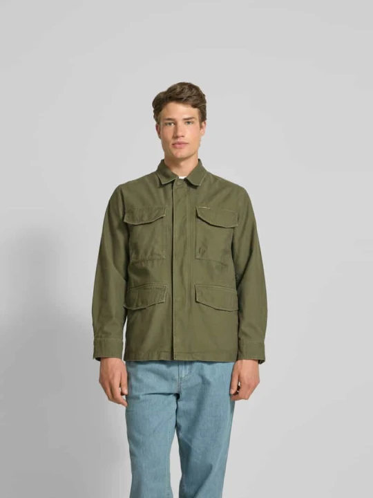 Zdjęcie produktu Kurtka polowa z krytą listwą guzikową Closed Khaki