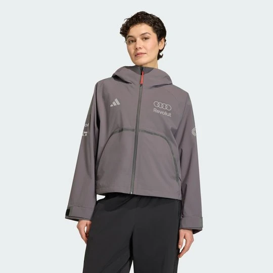 Zdjęcie produktu KURTKA PRZECIWDESZCZOWA AUDI REVOLUT F1 TEAM ENGINEERS & MARKETING Adidas Grey Strata