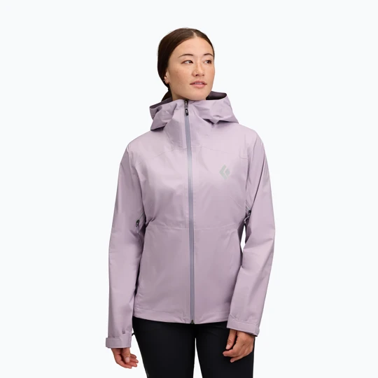 Zdjęcie produktu Kurtka przeciwdeszczowa damska Black Diamond Fineline Stretch dusk violet